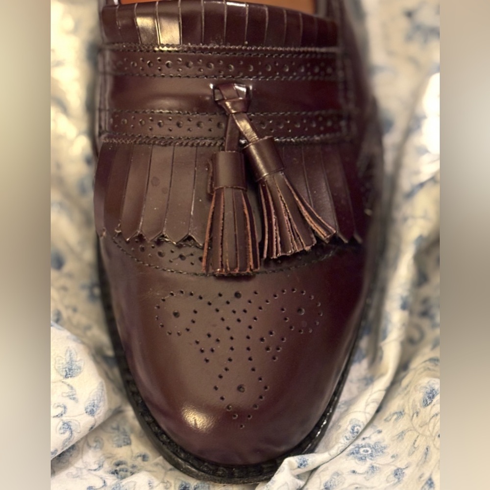 ALLEN EDMONDS MEN’S CORDOVA TASSELED SHOES SZ 10 LIKE NEW EXECUTIVE FINAL PRICE